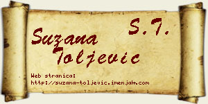 Suzana Toljević vizit kartica